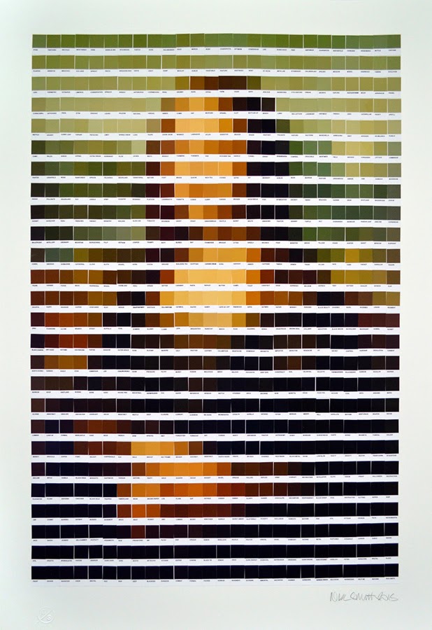 Pantone Swatch Collages by Nick Smith - MF 2