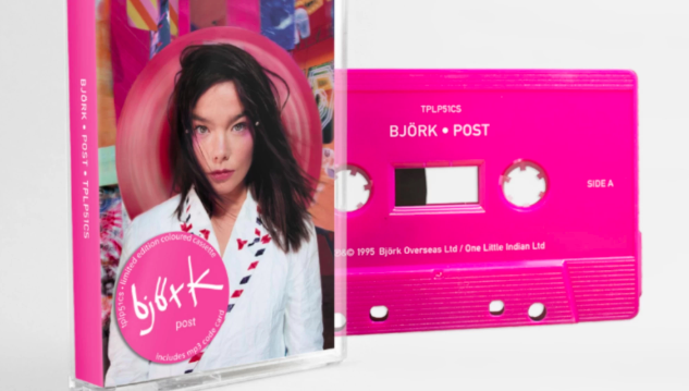 Björk relanzará su discografía en cassettes de colores